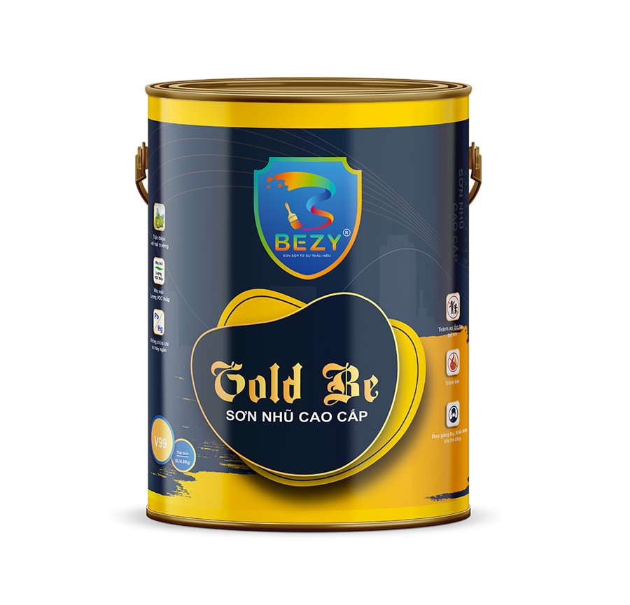 Sơn nhũ cao cấp màu vàng, đồng